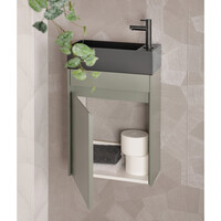 Fonteinkast Differenz Hura L Links/Rechts 40 cm Groen