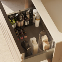 Meubelset Differnz Elin 60 cm Eiken/Taupe