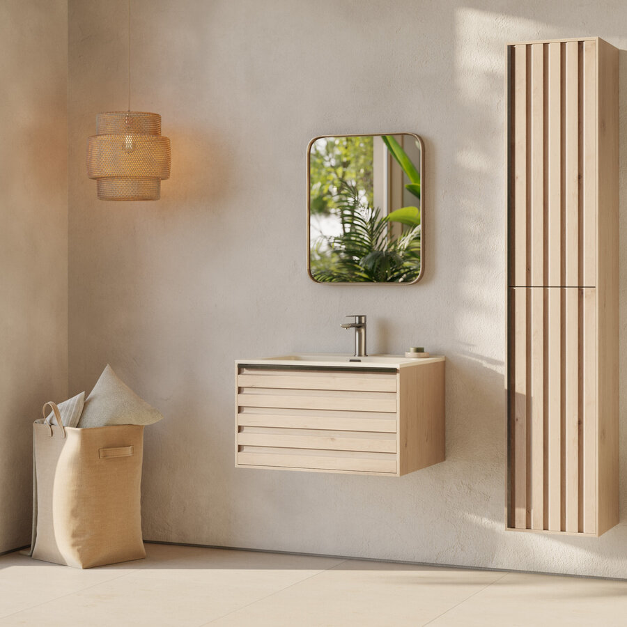 Hoge Kast Differnz Elin 160 cm Eiken