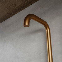 Buitendouche Fortifura Outdoor Original Wandmodel Met Handdouche Geborsteld Koper