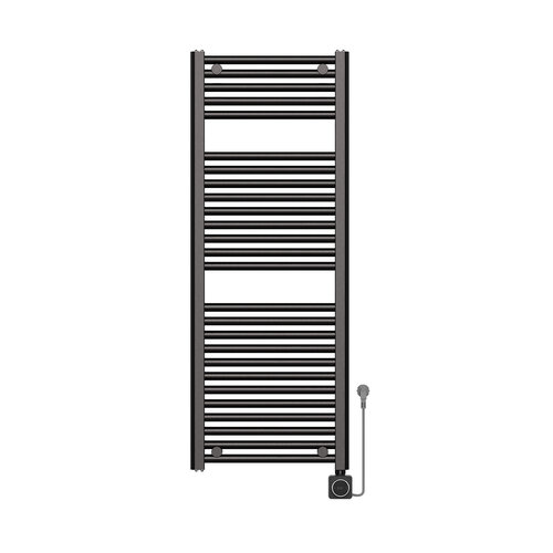 Elektrische Radiator BWS Lara 118.5x45 Cm Smart Wifi Gunmetal 