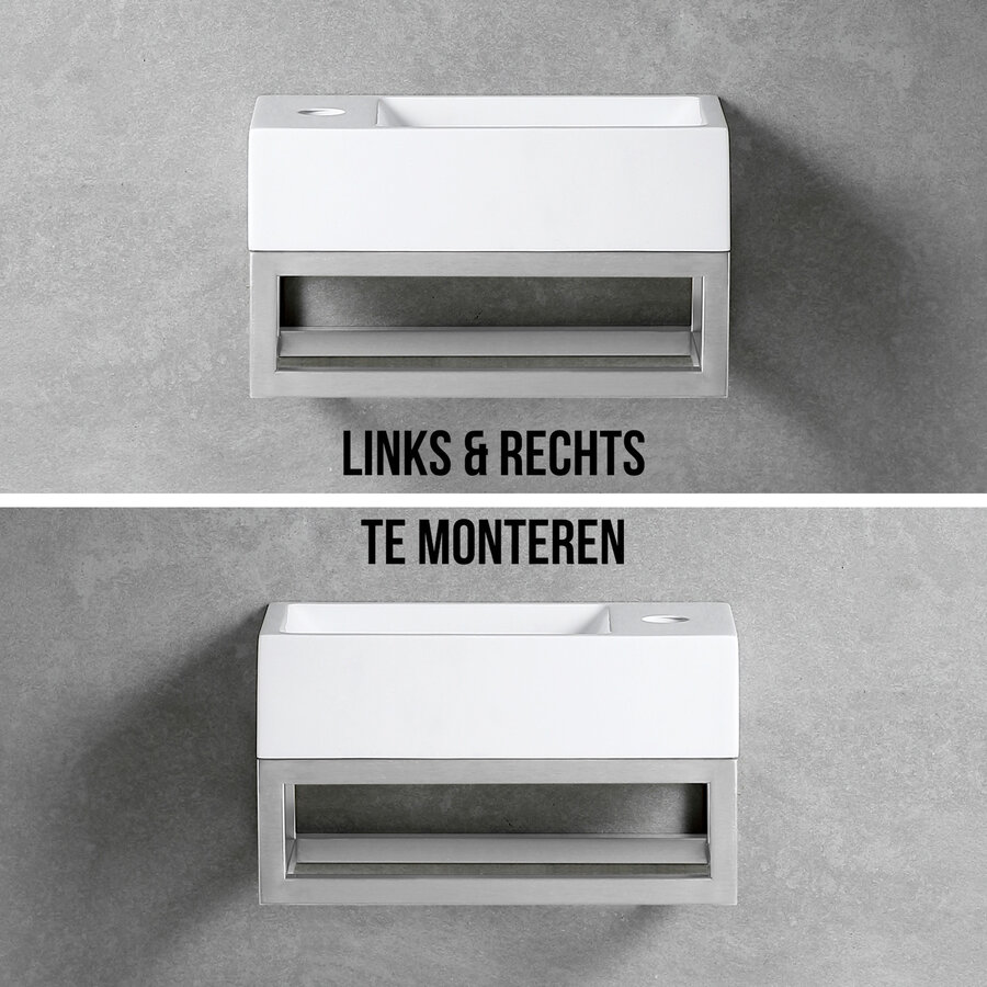 Fonteinset Best Design R-Line Ore L&R Met Frame en Kraangat RVS-304