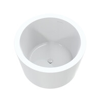 Vrijstaand Bad Best Design Zen Rond 104x67,5 cm Glans Wit