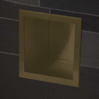 Inbouw Reservetoiletrolhouder BWS Mat Metallic Brown