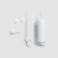 Toiletset Clou Flat Mat Wit