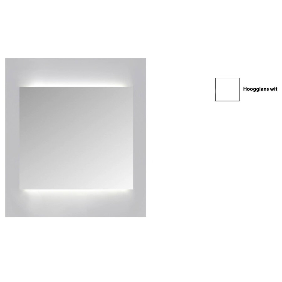 Spiegelkast Sanicare Qlassics Ambiance 60 cm 1 Deur Hoogglans Wit Links