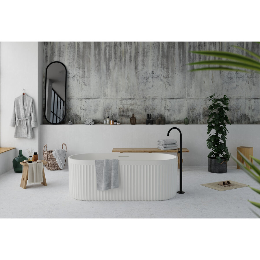 Ligbad Vrijstaand Ideavit Archtec Rock 170x75x60 cm Wit