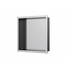 Luca Sanitair Inbouwnis Luca Sanitair 30x30x6,5cm RVS Geborsteld Nikkel