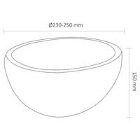 Complete Fonteinset BWS Hold Met Handoekhouder Waskom Natuursteen Grijs En Fonteinkraan RVS