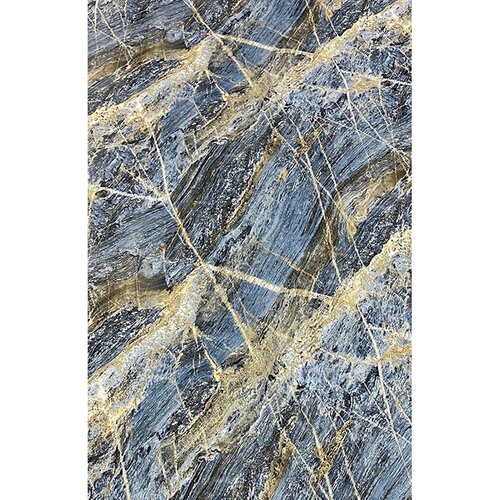 Wandpaneel Isodeco Onyx Blue 122x260 cm Waterbestendig Hoogglans (Doosinhoud 3.17 m2) 