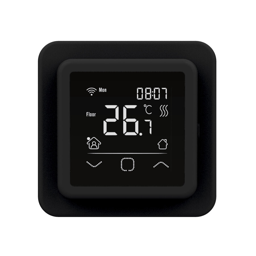 BWS By Magnum Elektronische Vloerverwarming Set 3,5 m2 - 525 Watt - Wifi Thermostaat Zwart