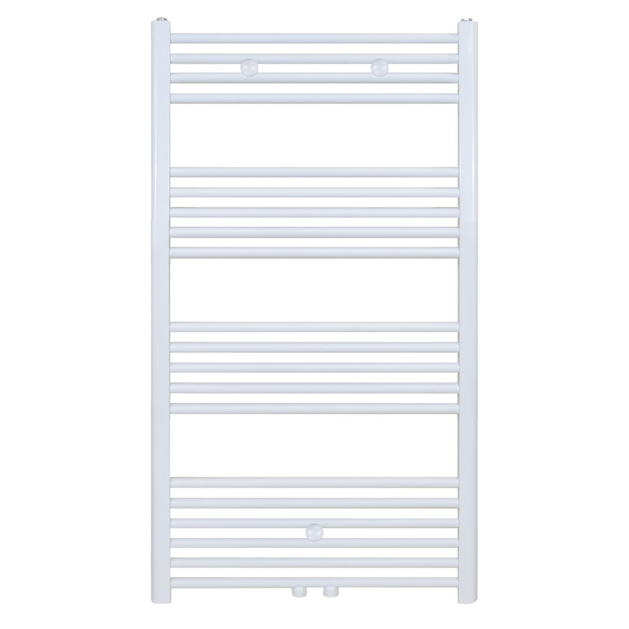 Designradiator BWS Nile Gobi 120x60cm 616W Wit (Midden/zij-aansluiting)
