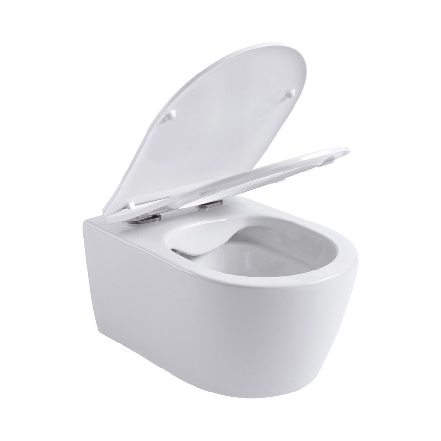 Geberit up320 Toiletset BWS Mudo | Randloos met Zitting | Mat Wit | Sigma Drukplaat