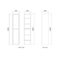 Badkamerspiegel Ghost 100 cm Organisch Invisible Led BWS Met Verwarming