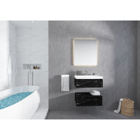 Onderkast BWS Venus 61x55x40 cm Zwart Marmer