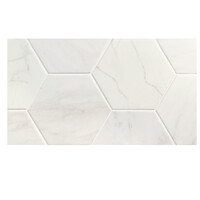 Verona Hexagon White Keramiek 13.9x16cm (Prijs per 0.42 M2) Wit STILE7491