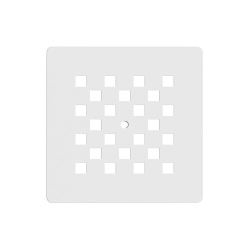 Afvoerrooster Mat Wit t.b.v. Douchebak Relievo Crag 