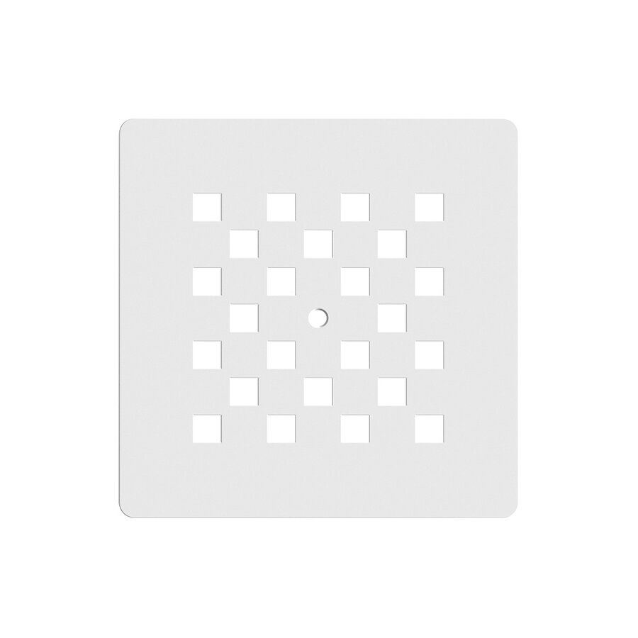 Afvoerrooster Mat Wit t.b.v. Douchebak Relievo Crag