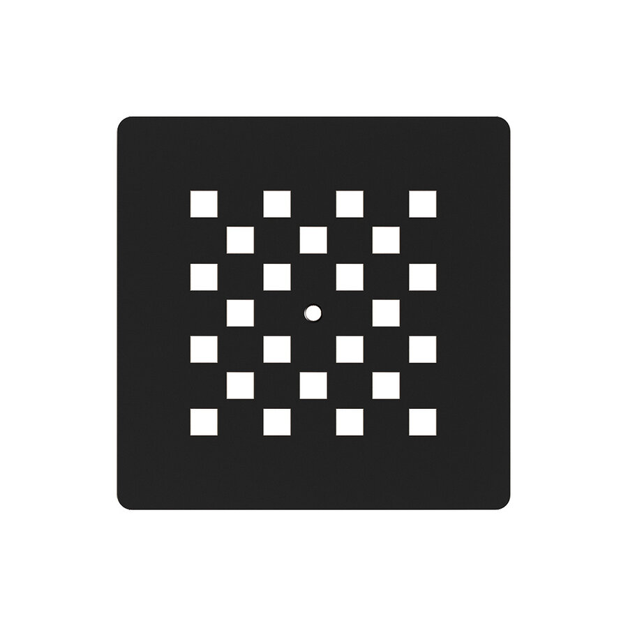 Afvoerrooster Mat Zwart t.b.v. Douchebak Relievo Crag