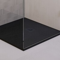 Afvoerrooster Gunmetal t.b.v. Douchebak Relievo Crag