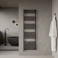 Elektrische Radiator BWS June 900W 180x55 cm 900W Mat Zwart