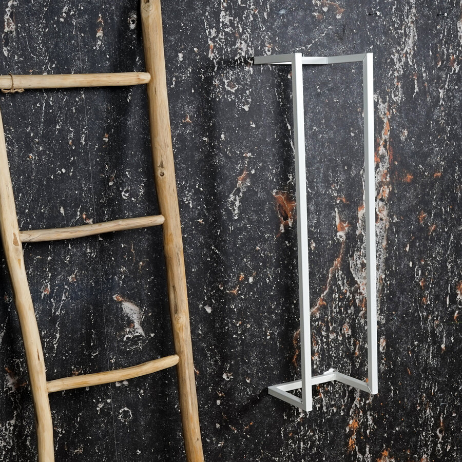 Handdoekenrek AQS Industrieel 95x25x20 cm Wit