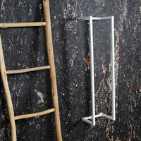 Handdoekenrek AQS Industrieel 95x25x20 cm Wit