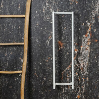 Handdoekenrek AQS Industrieel 95x25x20 cm Wit