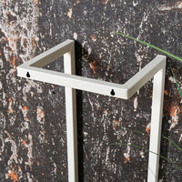 Handdoekenrek AQS Industrieel 95x25x20 cm Wit