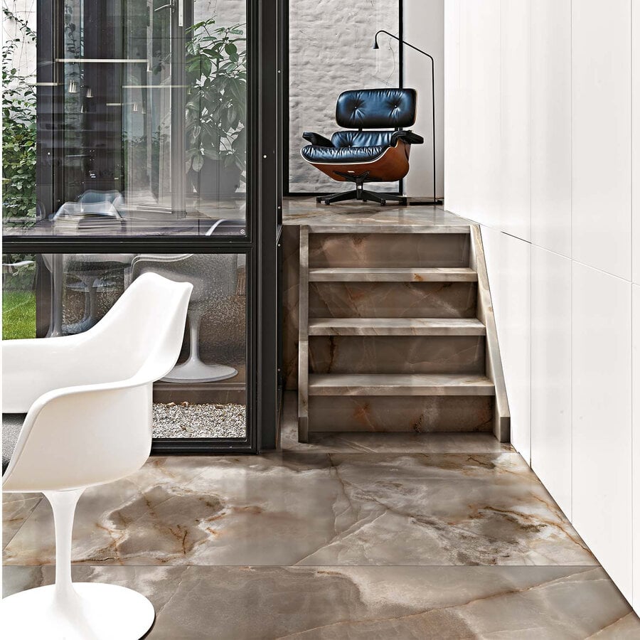 Vloertegel Florim Reves De Rex Douglas & Jones 60x120 Magnum Choco Mat (Doosinhoud: 2.16 m2)