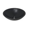 Wiesbaden Opzetwaskom Wiesbaden Valerie Solid Surface 43x43x13 cm Mat Zwart