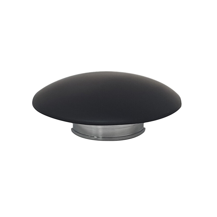 Opzetwaskom Wiesbaden Valerie Solid Surface 43x43x13 cm Mat Zwart