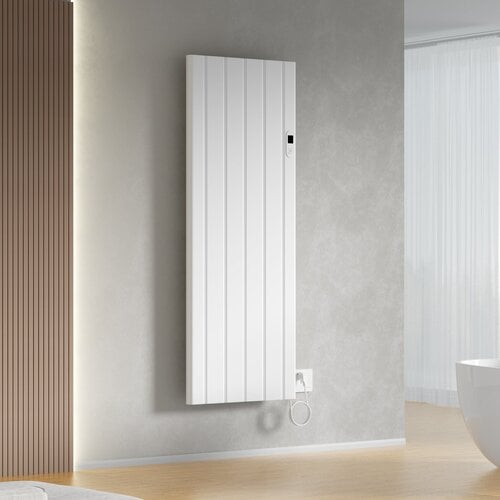 Elektrische Radiator BWS Boss 2.0 Met Wifi 2000W 160x60.8 cm Glanzend Wit 