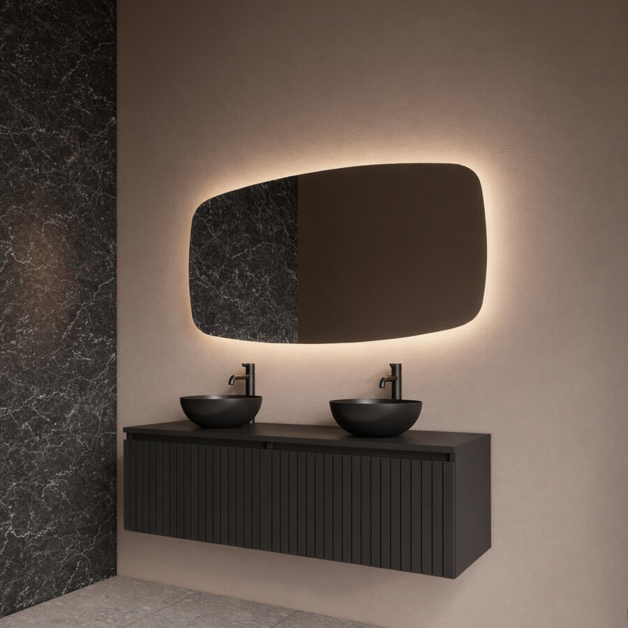 Badkamerspiegel BWS Torea 100x66cm Horizontaal LED
