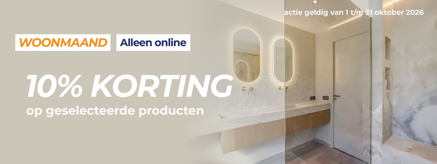 Woonmaand: tot 10% korting online op een selectie
