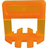 Voetstukken Faktum Extrem 1mm x 13mm 250 stuks Oranje