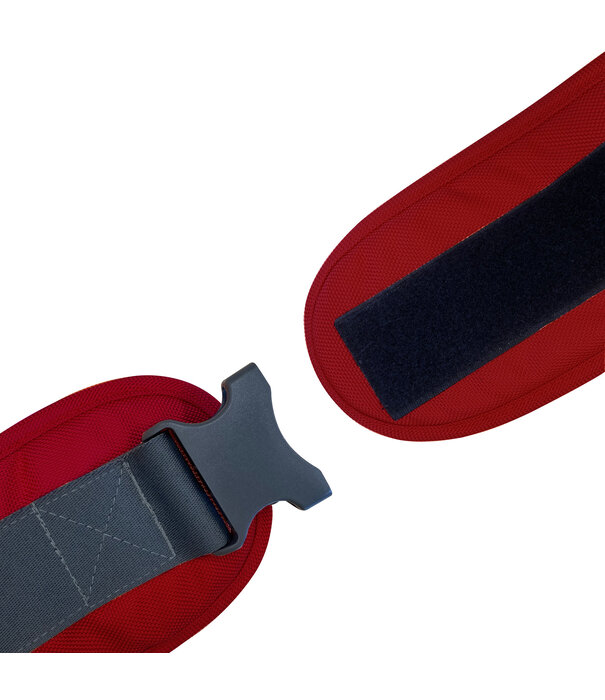 Porte-bébé ergonomique Fly Lab + poches de rangement - Rouge