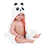 Fly Lab Couverture polaire multifonctionnelle pour bébé avec capuche - Couverture enveloppante - Couverture 75x100 cm - Panda
