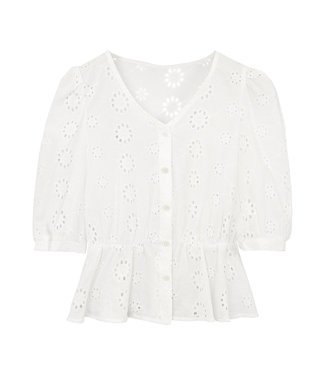 Anglaise Top / White