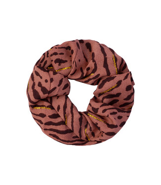 Animal Fever Scrunchie / Rusty Brown