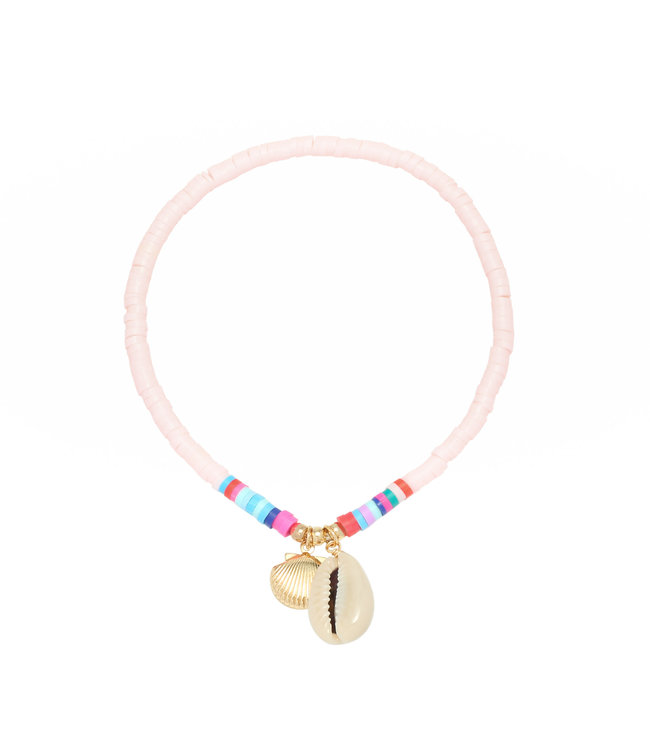 Beach Day Anklet / Pink