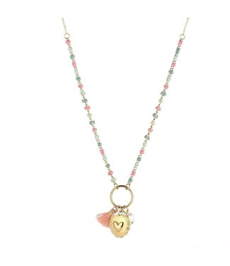 Beads Heart Necklace