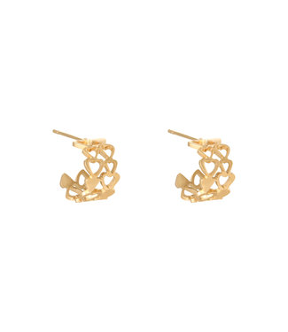 Bonded Hearts Earrings