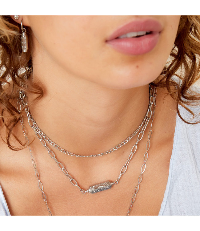 Amour Hexagon Necklace