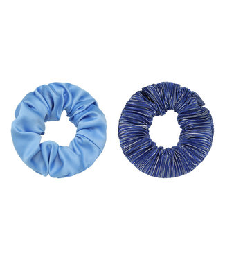 Cera Scrunchie Set / Navy Blue