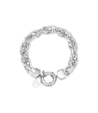 Chunky Chain Ring Bracelet