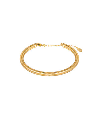 Coil Bangle Bracelet