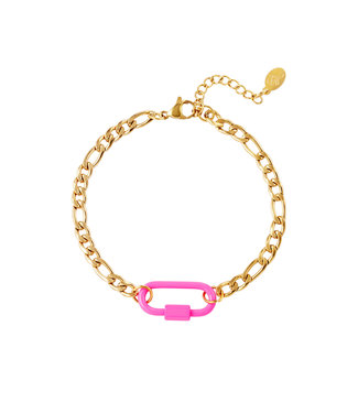 Colored Lock Bracelet