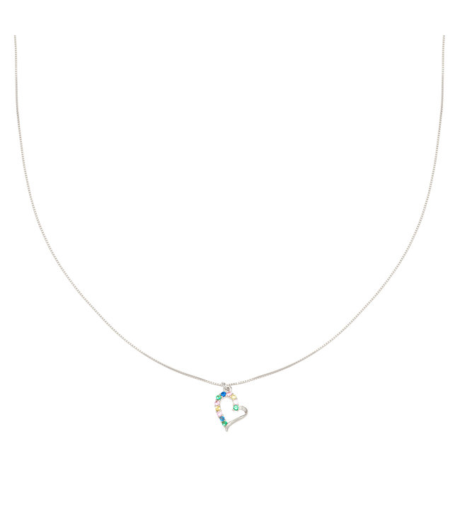 Colorful Heart Necklace