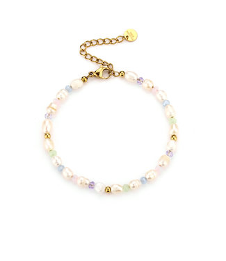 Colorful Pearl Beads Bracelet